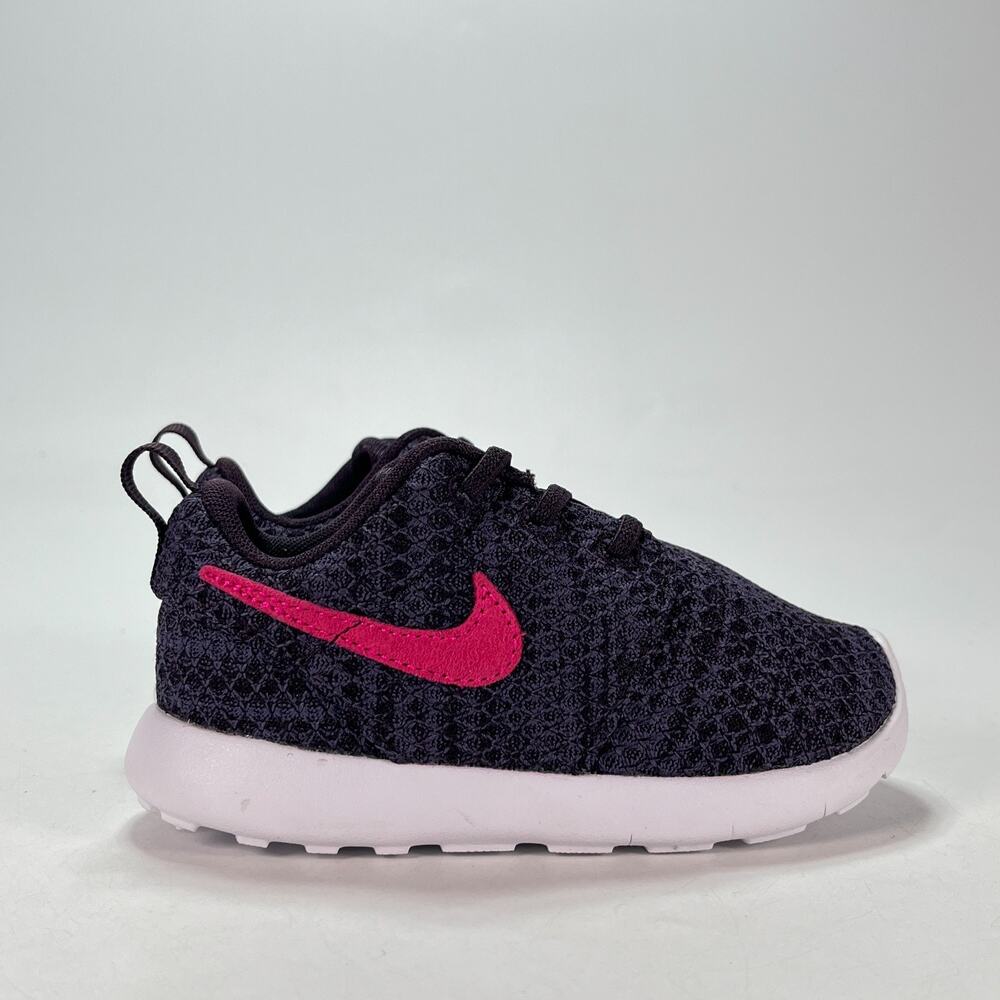 Nike Roshe One Port Wine Pink Prime Lightweight Sneakers 749425-616 Kids Size 8C